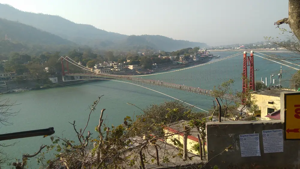 Rishikesh and the Ganges valley below the Narendra Nagar ridge
